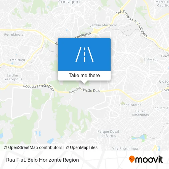 Rua Fiat map