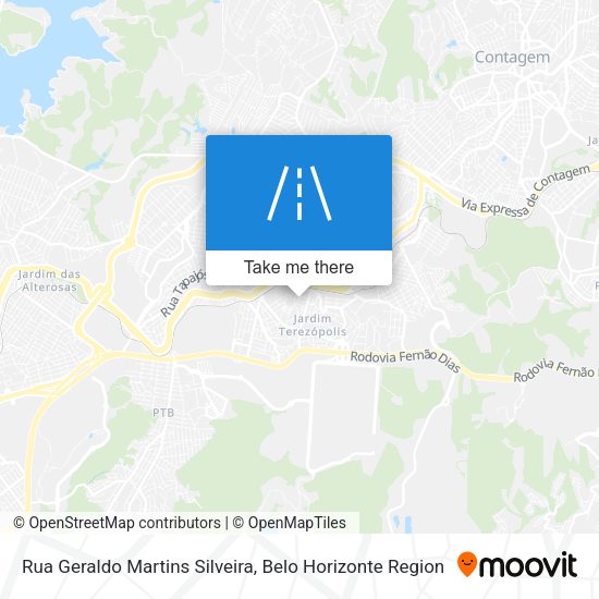 Rua Geraldo Martins Silveira map