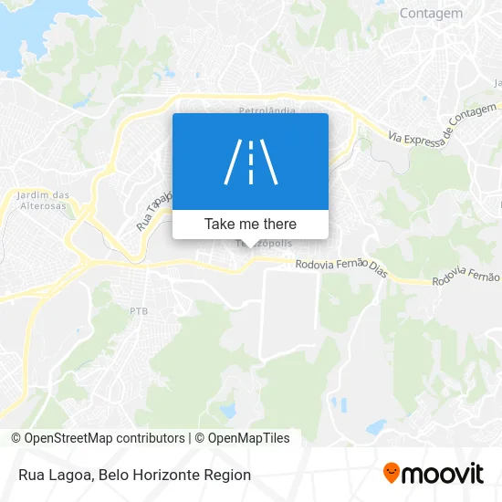 Rua Lagoa map