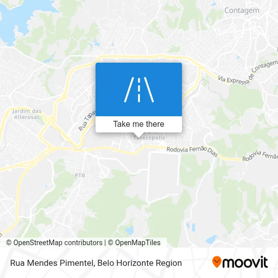 Rua Mendes Pimentel map
