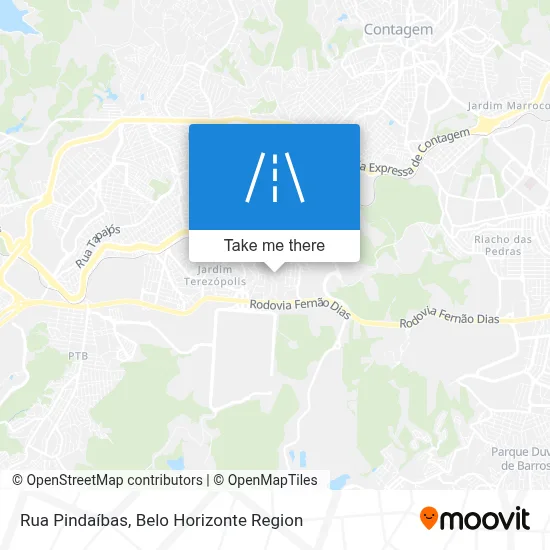 Rua Pindaíbas map