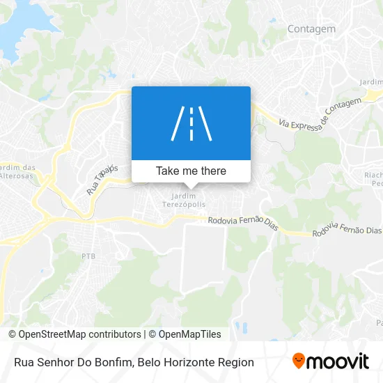 Rua Senhor Do Bonfim map