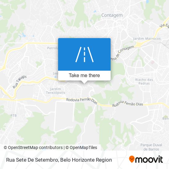 Mapa Rua Sete De Setembro