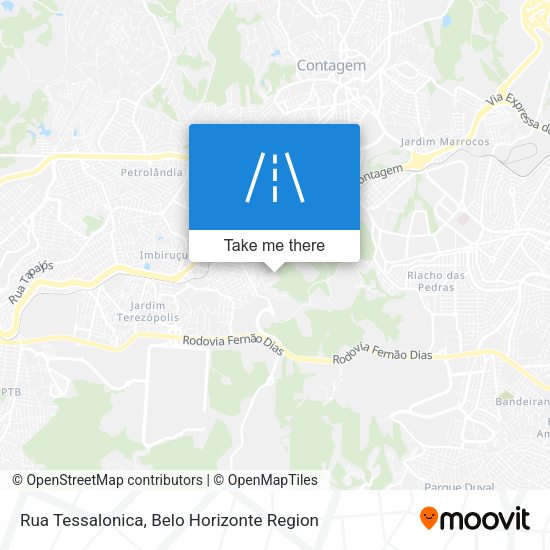 Rua Tessalonica map
