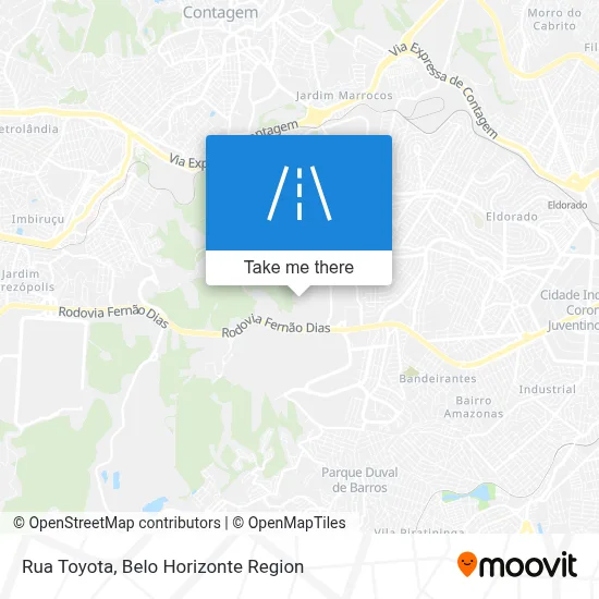 Rua Toyota map