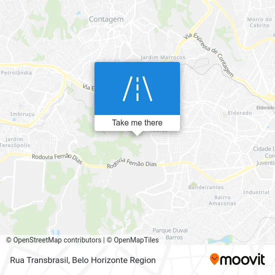 Rua Transbrasil map
