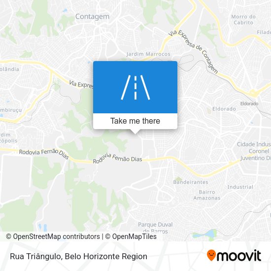 Rua Triângulo map