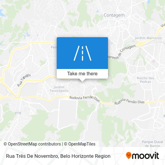 Rua Três De Novembro map