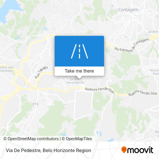 Via De Pedestre map