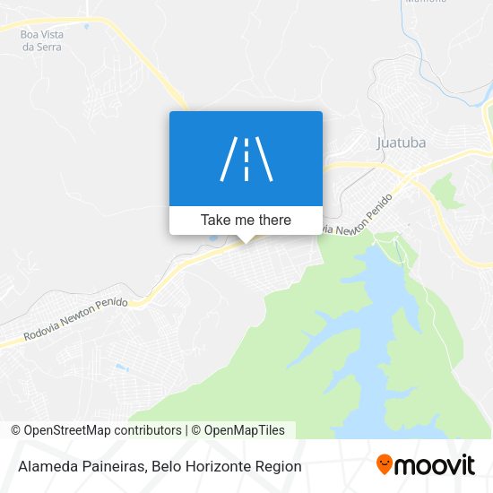Alameda Paineiras map