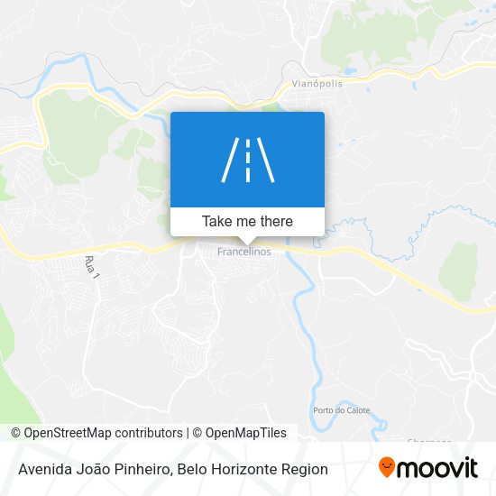 Avenida João Pinheiro map