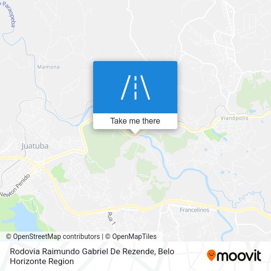 Rodovia Raimundo Gabriel De Rezende map