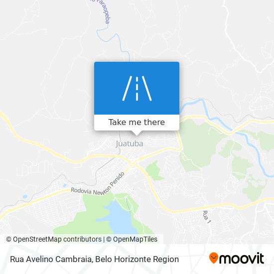 Mapa Rua Avelino Cambraia