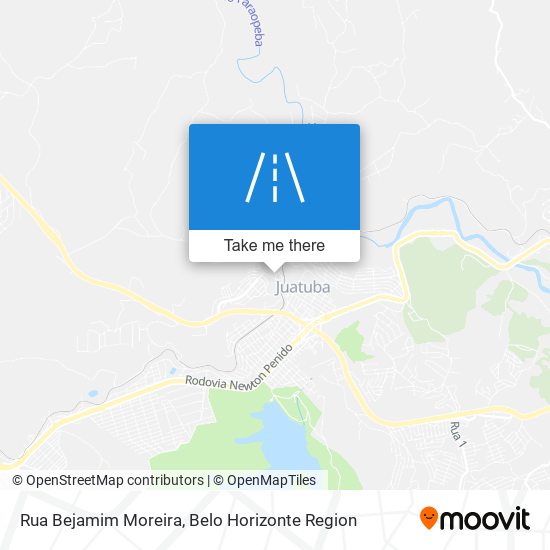 Mapa Rua Bejamim Moreira