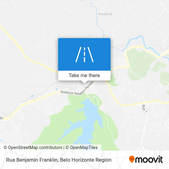 Rua Benjamin Franklin map