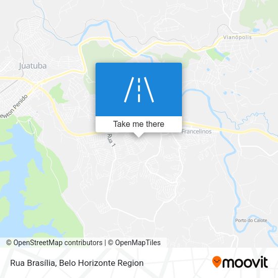 Rua Brasília map