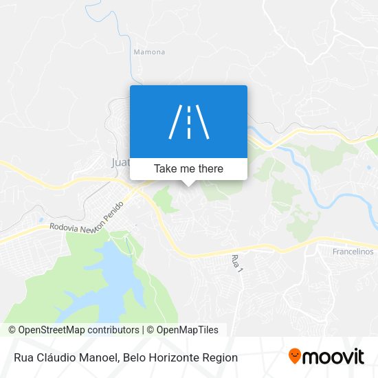 Rua Cláudio Manoel map