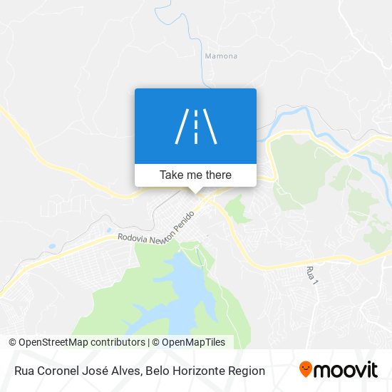 Mapa Rua Coronel José Alves