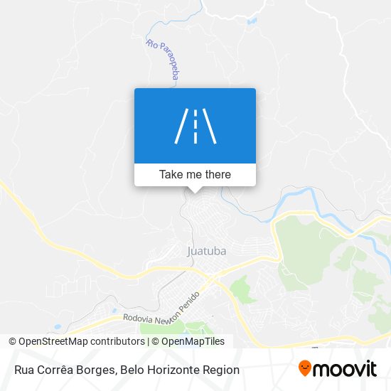 Mapa Rua Corrêa Borges