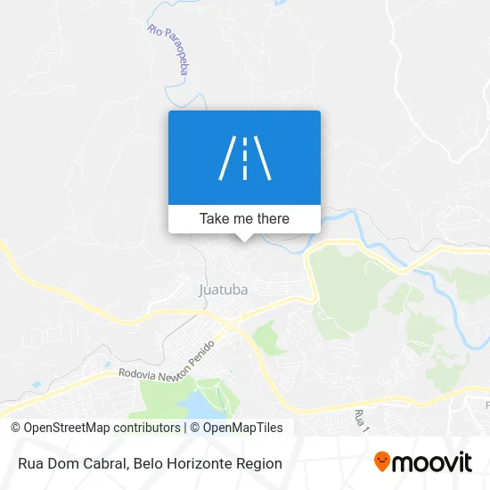 Rua Dom Cabral map