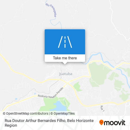 Mapa Rua Doutor Arthur Bernardes Filho