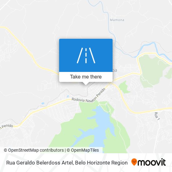 Rua Geraldo Belerdoss Artel map