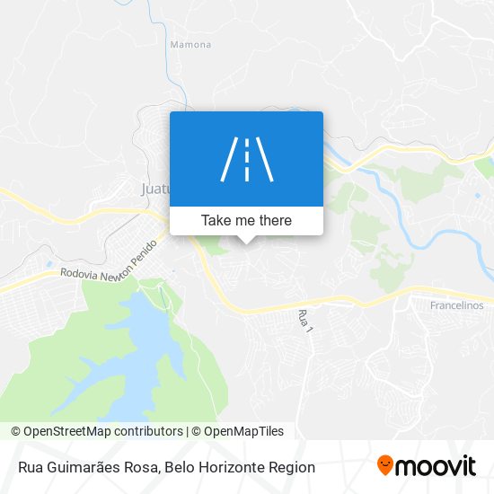 Mapa Rua Guimarães Rosa