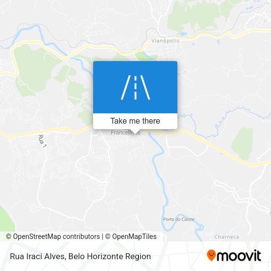 Rua Iraci Alves map