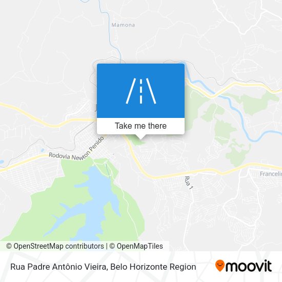 Rua Padre Antônio Vieira map