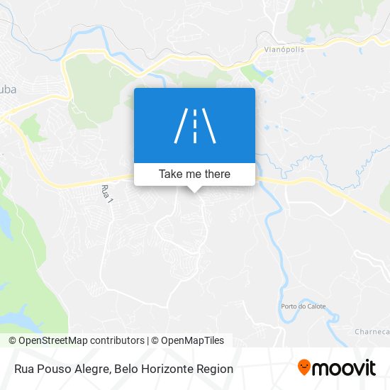 Mapa Rua Pouso Alegre