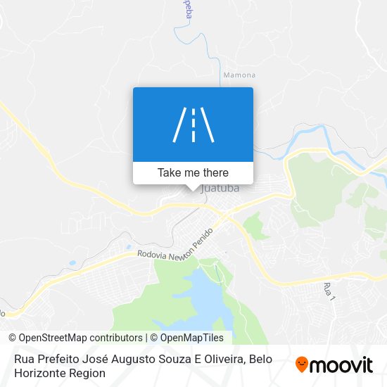 Rua Prefeito José Augusto Souza E Oliveira map