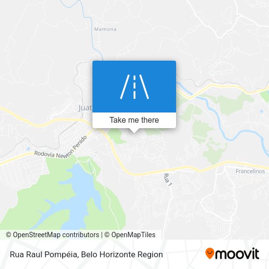 Rua Raul Pompéia map
