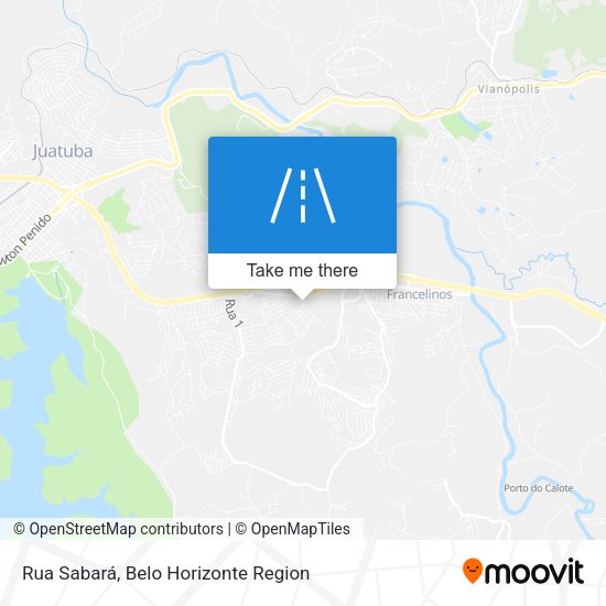 Rua Sabará map