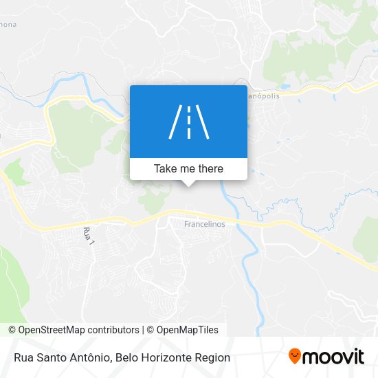 Rua Santo Antônio map