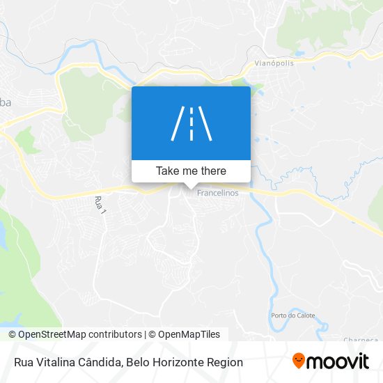 Mapa Rua Vitalina Cândida