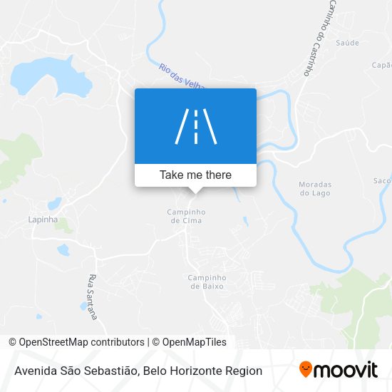 Avenida São Sebastião map