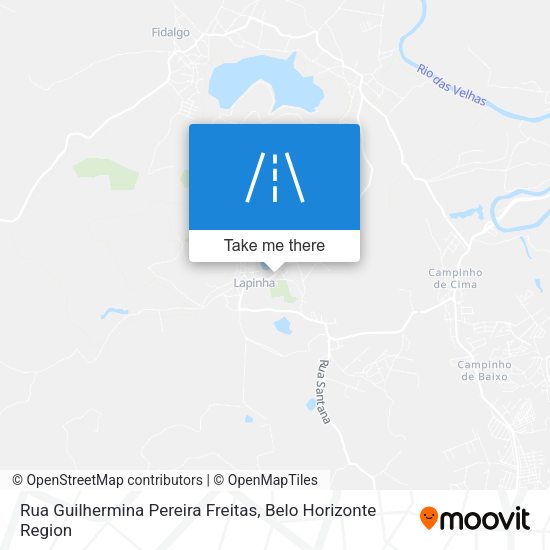 Rua Guilhermina Pereira Freitas map