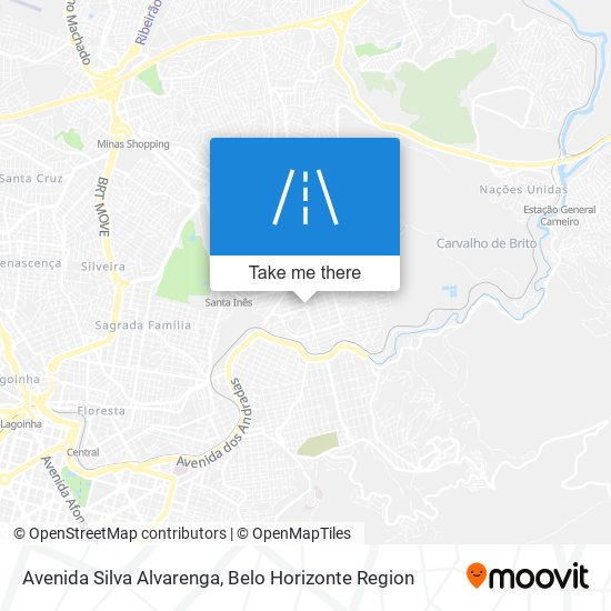 Mapa Avenida Silva Alvarenga