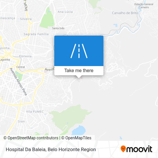 Hospital Da Baleia map