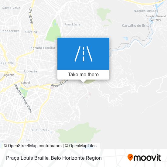 Praça Louis Braille map