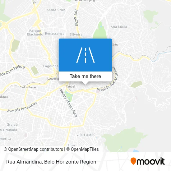 Rua Almandina map