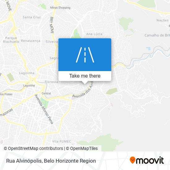 Rua Alvinópolis map