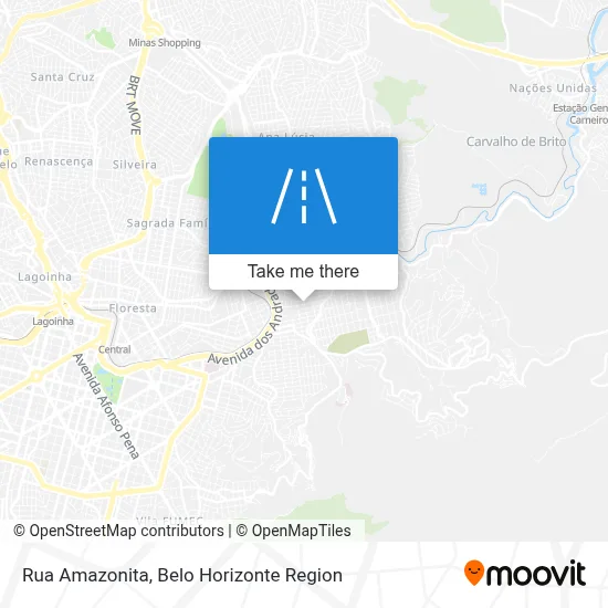 Rua Amazonita map