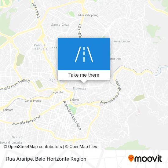 Rua Araripe map