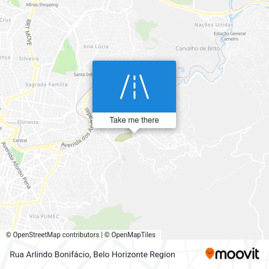 Rua Arlindo Bonifácio map