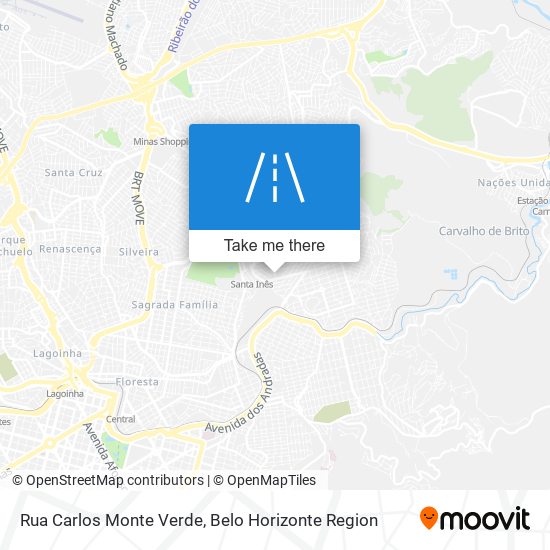 Rua Carlos Monte Verde map