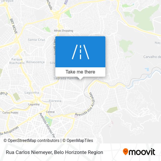 Rua Carlos Niemeyer map