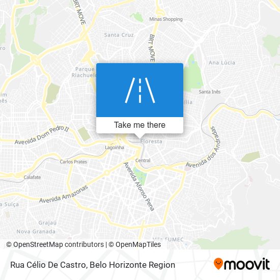 Rua Célio De Castro map