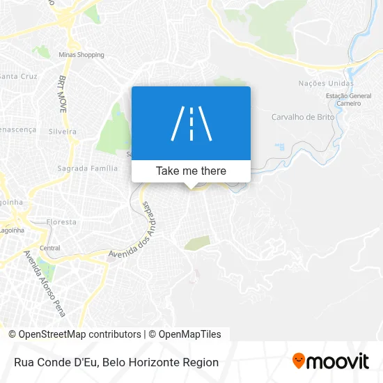 Rua Conde D'Eu map