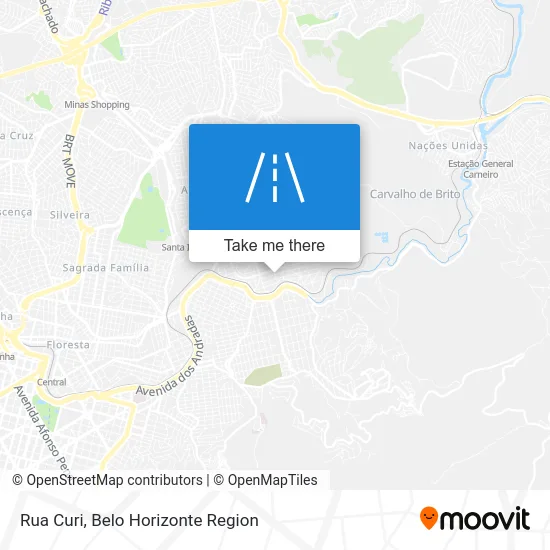 Rua Curi map